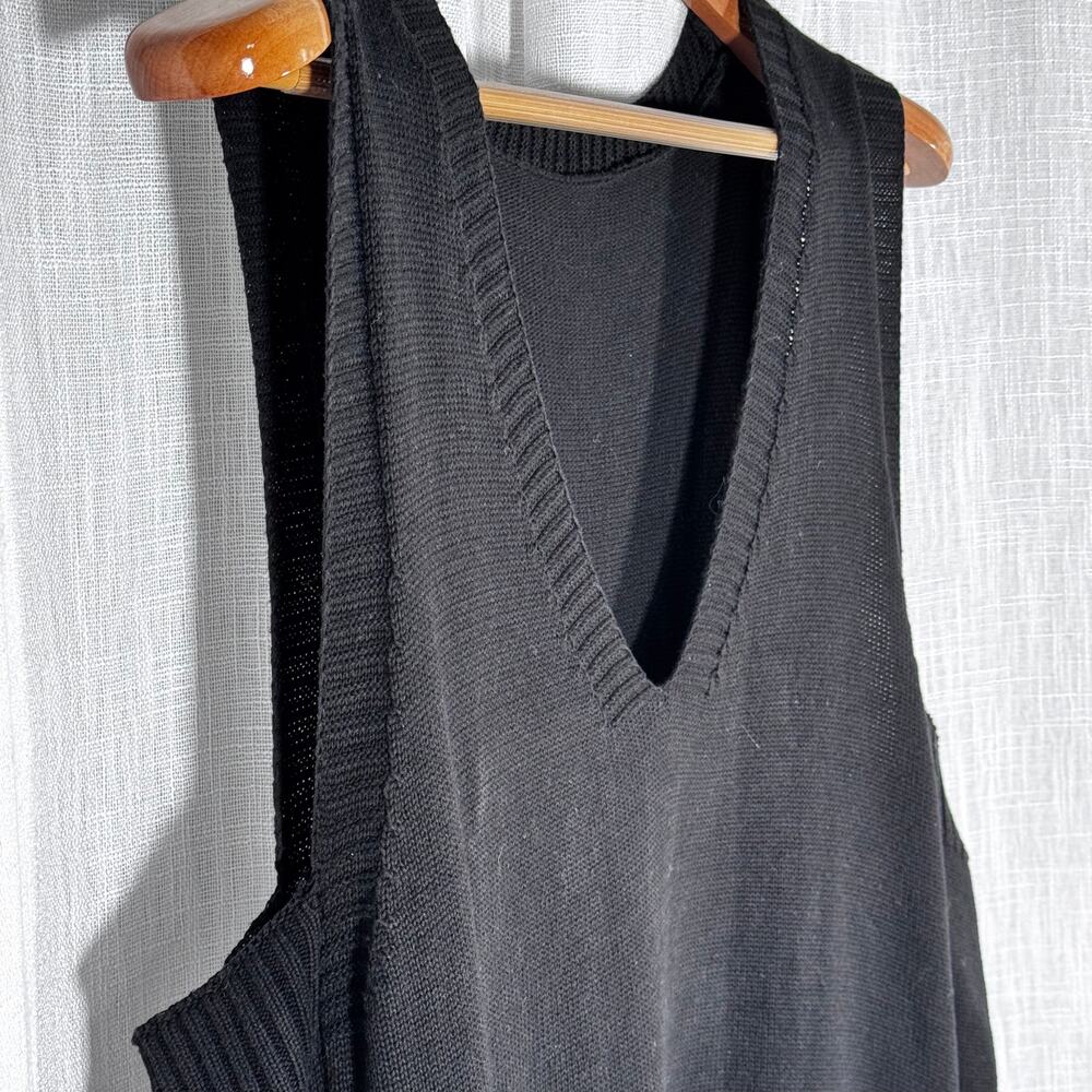 Oversized Sweater Vest Size 1X Preppy Schoolgirl Comfy - Picture 4 of 8